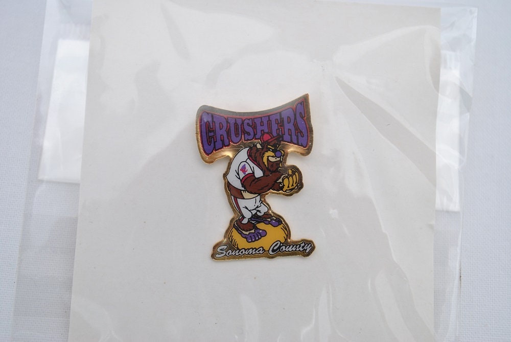 Large 29 Felt Pennant CA Rohnert Park Vintage 1990's Sonoma County Crushers Baseball Team