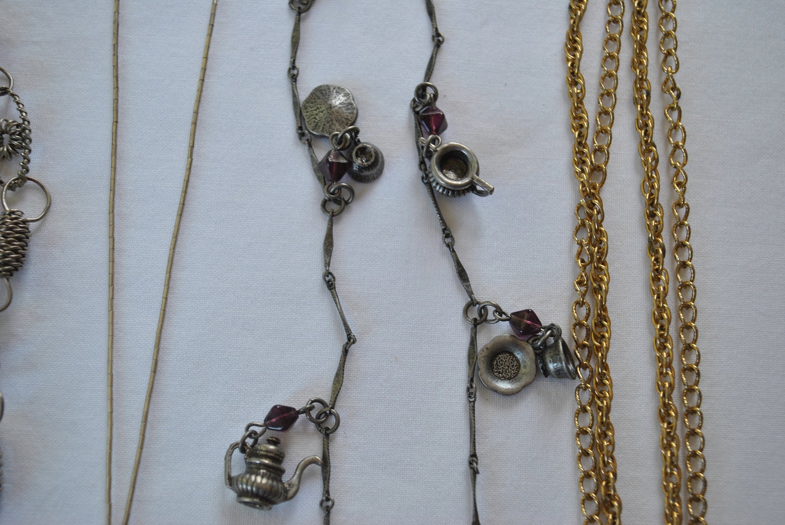 Vintage Bulk Lot of 7 Pieces Unique Costume Jewelry Necklaces Etsy