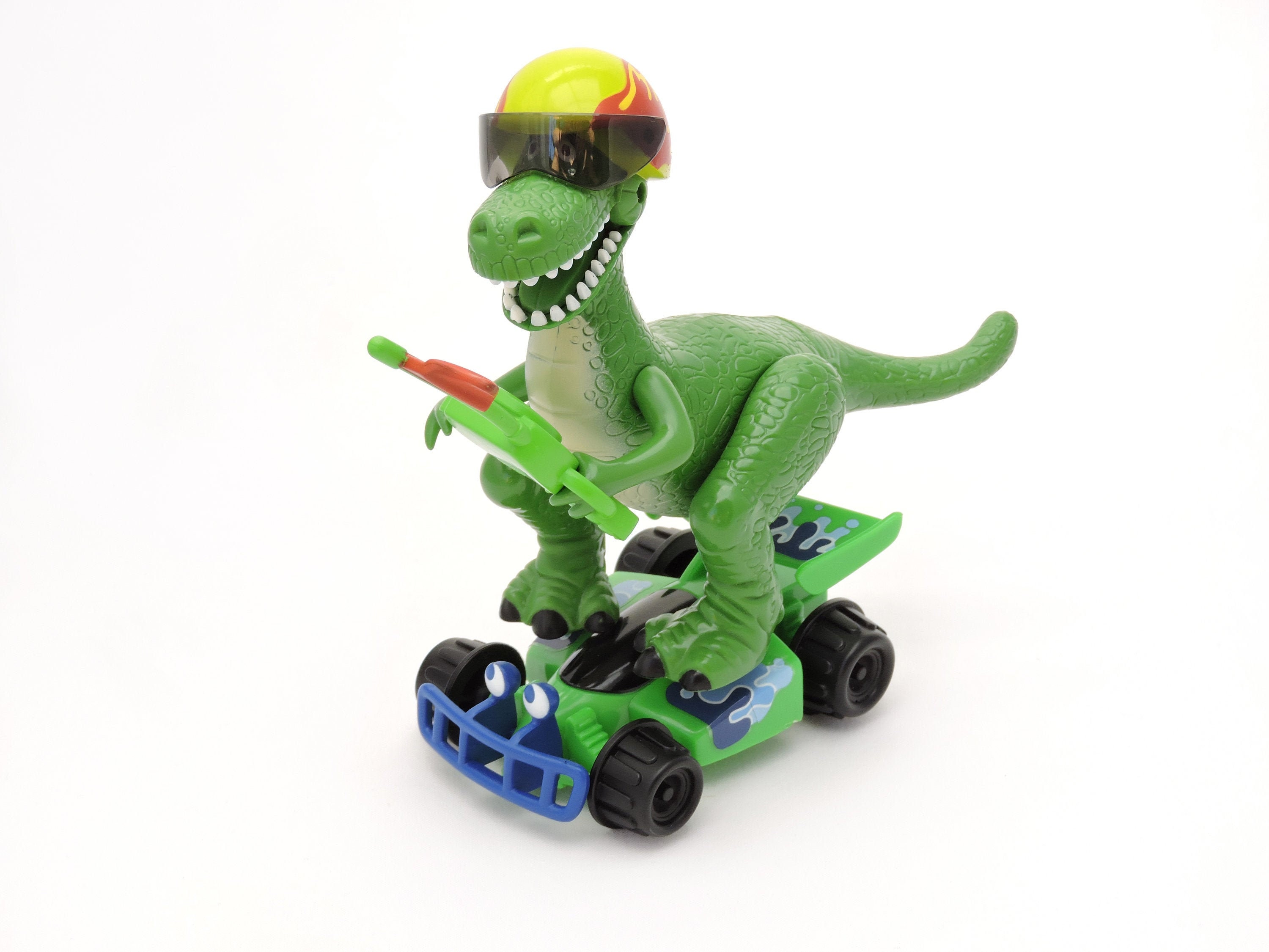 TONZE Dinosaure Jouet Circuit Voiture Enfant Electrique avec Figurine Dinosaure 
