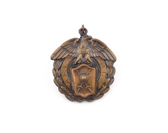 Vintage 1946 Women's Open Foils Fencing Medal - AFLA Pacific Coast Championship - 3rd Place Medal