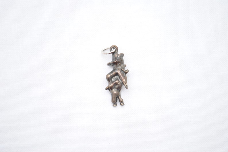 1960/'s Gold Miner Charm Western Theme Vintage Old West Prospector Charm Travel Souvenir Sterling Silver