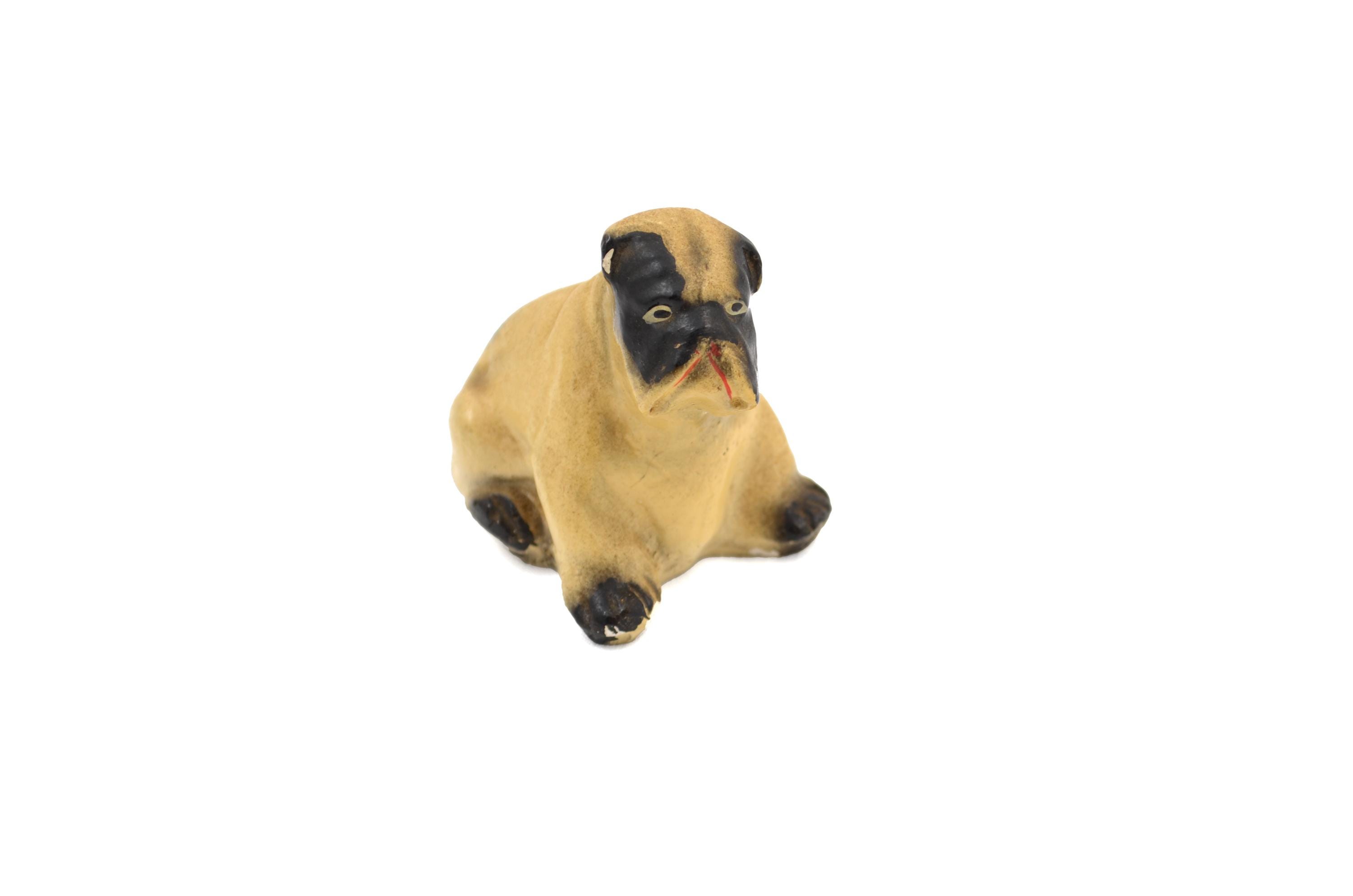 Antique Bulldog Chalkware - Etsy