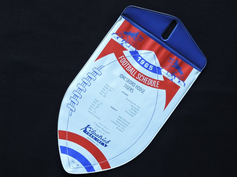 Vintage 1965 Jonesborohodge Tigers Football Car Trash Bag High