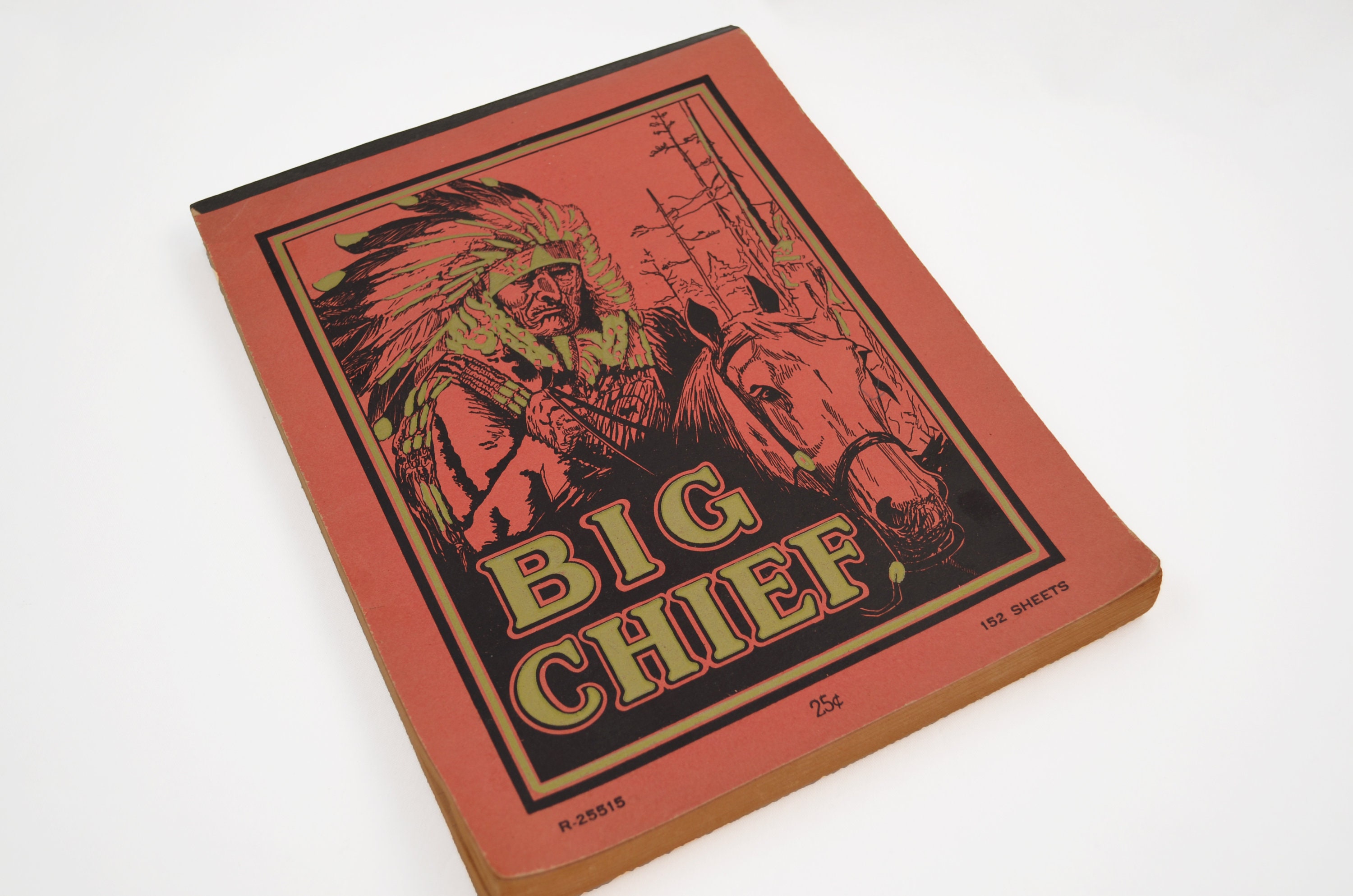 Vintage Big Chief Writing Tablet 152 Page Lined Ruled Notebook