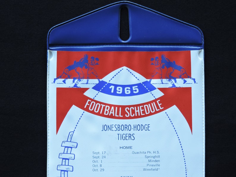 Vintage 1965 Jonesborohodge Tigers Football Car Trash Bag High