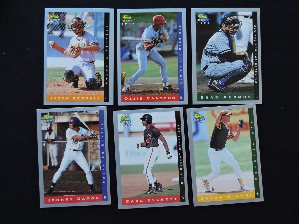 Vintage 1993 Classic Best Minor League Baseball Card Set Etsy