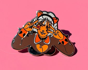 Cat Girl Enamel Pin