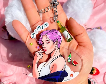 BTS JIMIN 着用★15wol★Camellia Flower Keyring il_1080xN.3782432210_3cll.jpg