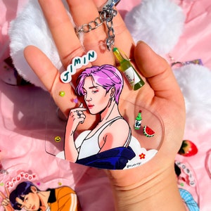 Mochi Jimin BTS Keychain