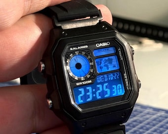 Casio AE1200WH – Custom Mod (Blue Horizon Edition)