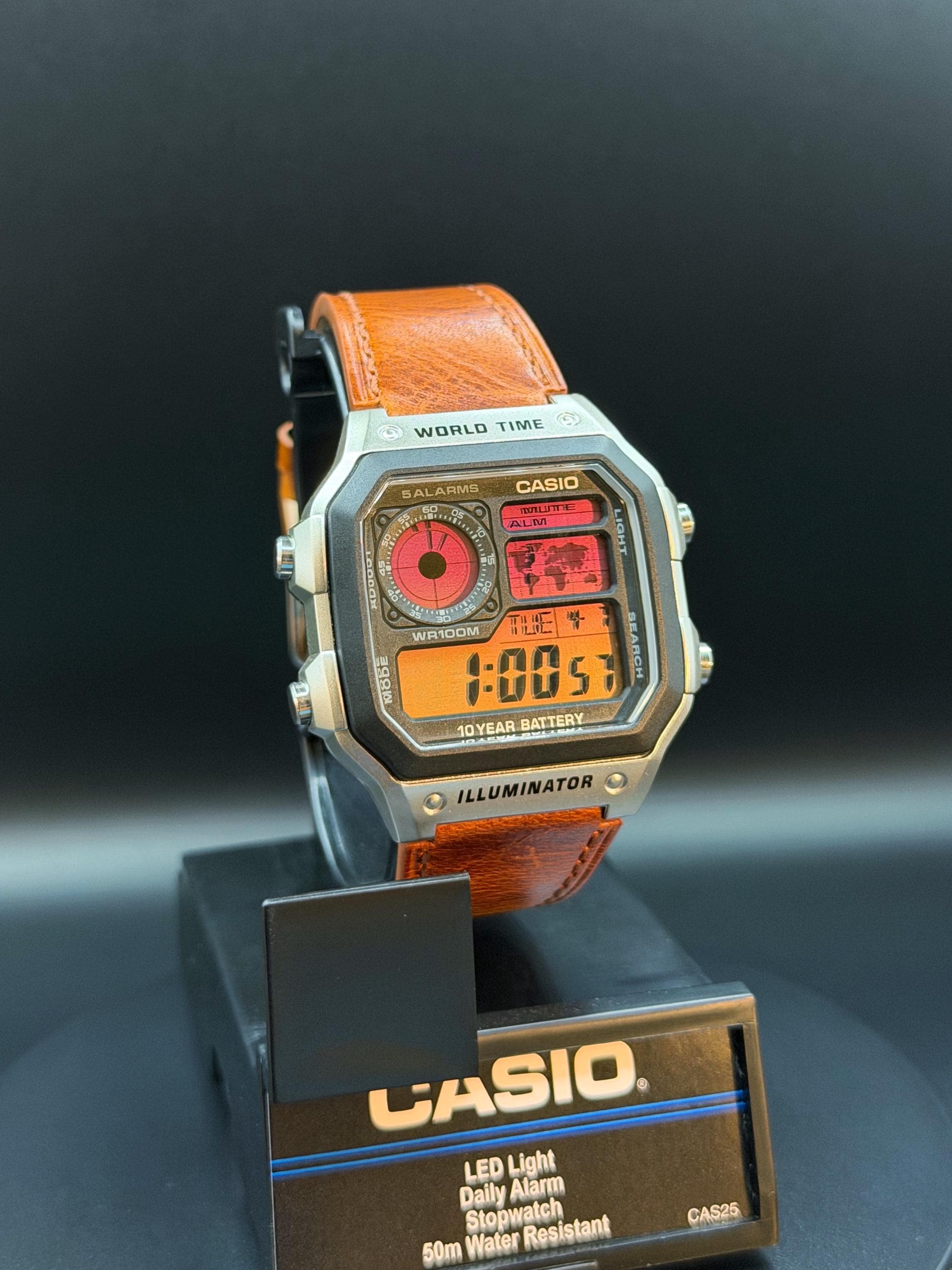 Casio AE1200WH – Custom Mod (sunrise Edition) - Etsy