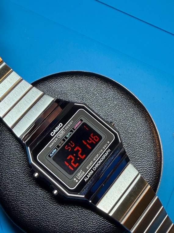Casio A700W-1A – Custom Mod (negative Display) - Etsy