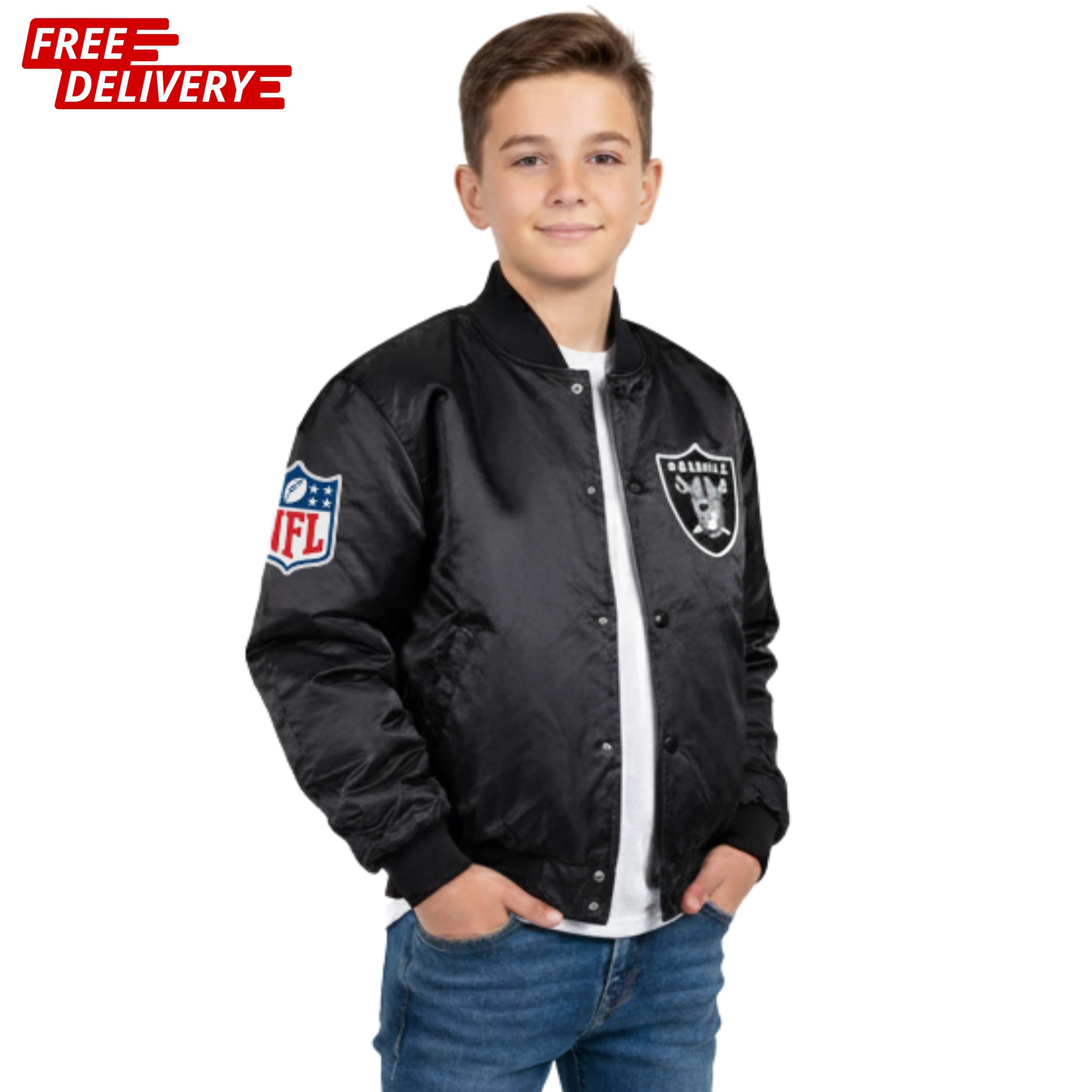 Handmade Las Vegas Raiders Classic Letterman Varsity Jacket for