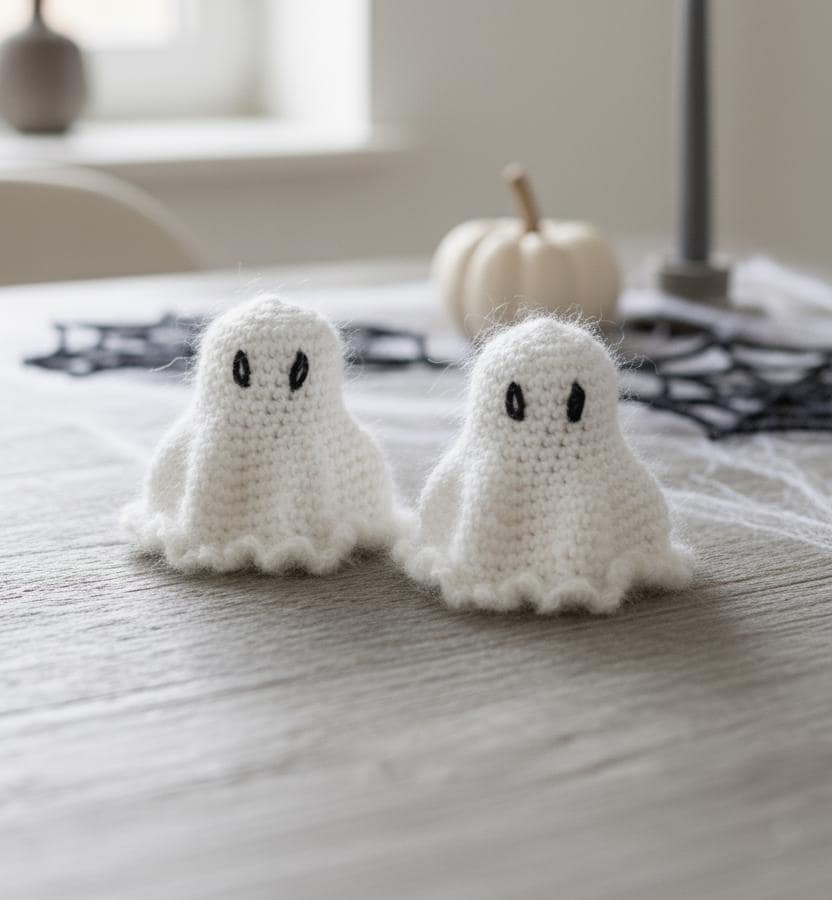 30 Ghost Crochet Patterns for Halloween: Spooky-Cute Amigurumi, Keychains, Bags, and Decor 13 Cute Ghost Crochet Pattern PDF