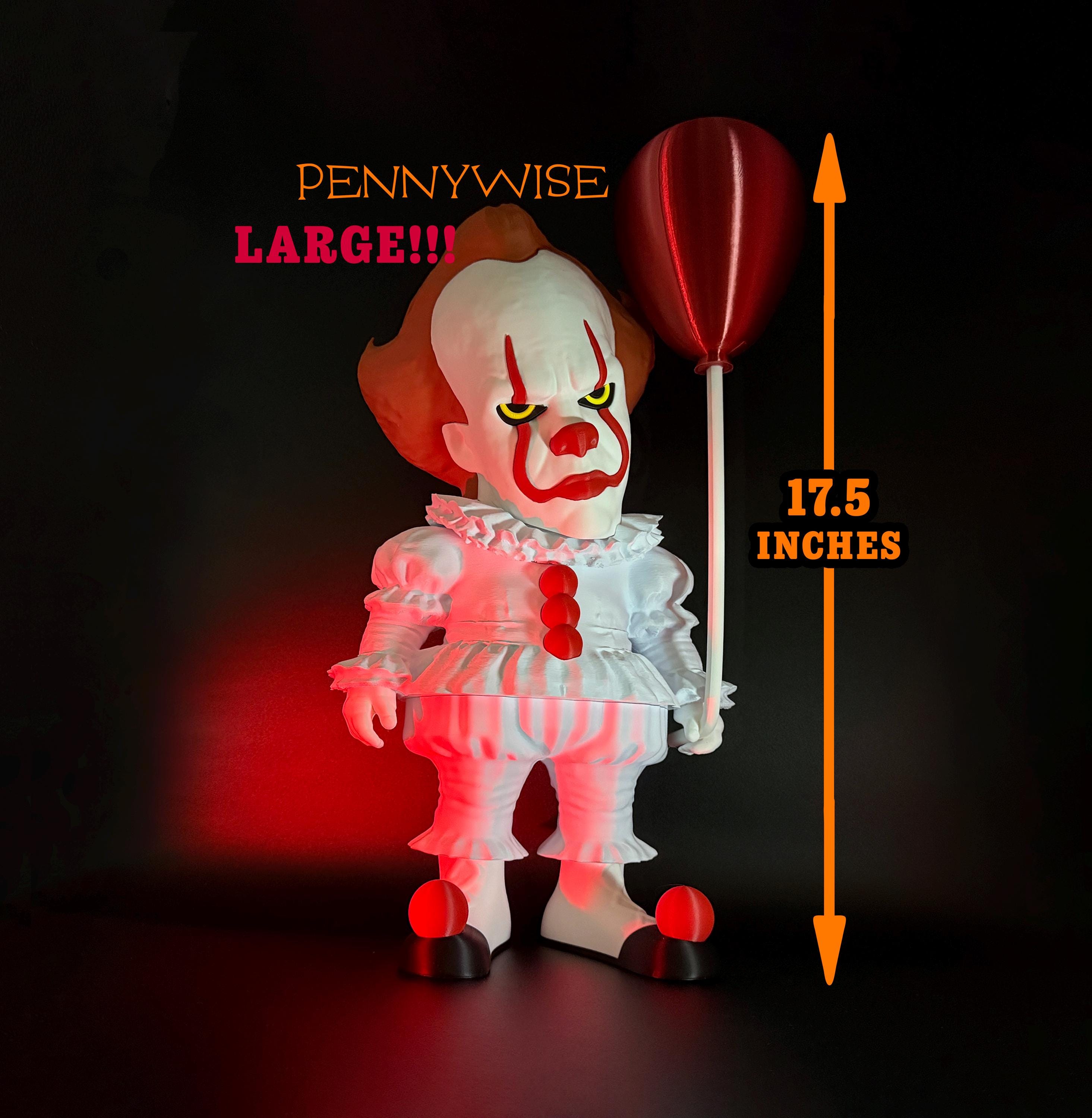 Pennywise Statue – IT Figure– 28 cm – Interchangeable Heads
