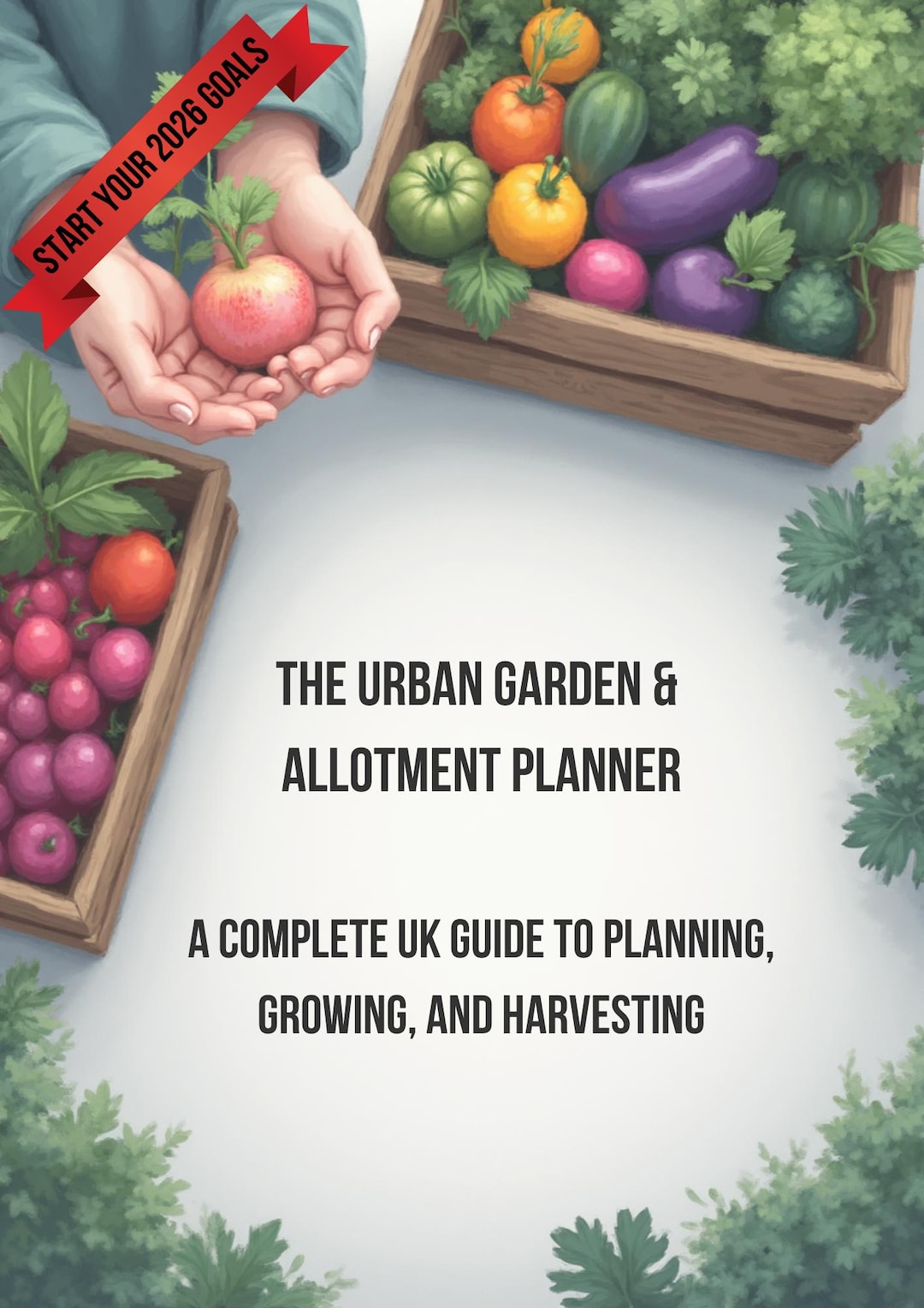 2026 UK Allotment Planner | Garden Sowing Calendar (digital & Printable ...