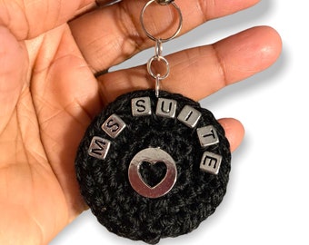 Personalized Beaded Charm with Heart Symbol
