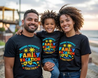 Family Cruise 2026 Shirts, Parents & Kids Matching Outfit, Summer Vacation Memory T-shirt,