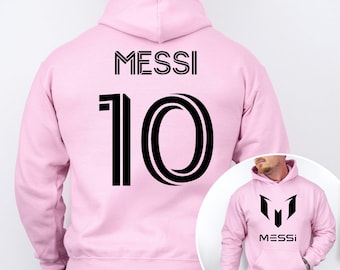 Messi #10 Soccer Hoodie, Unisex Football Sweatshirt, Gif İdea for Kids