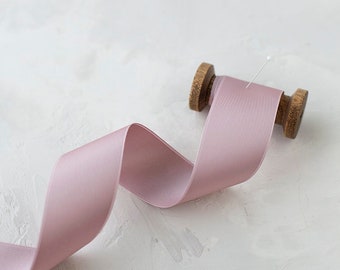 Lavender Rose Double-Faced Satin Ribbon • 1/8" • 1/4" • 3/8" • 5/8" • 1" • 1.5" • 2" • 2.75"