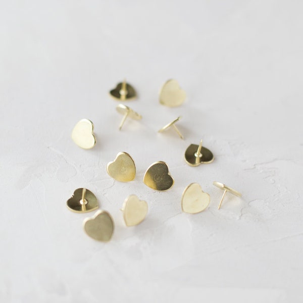 Gold Push Pin Etsy