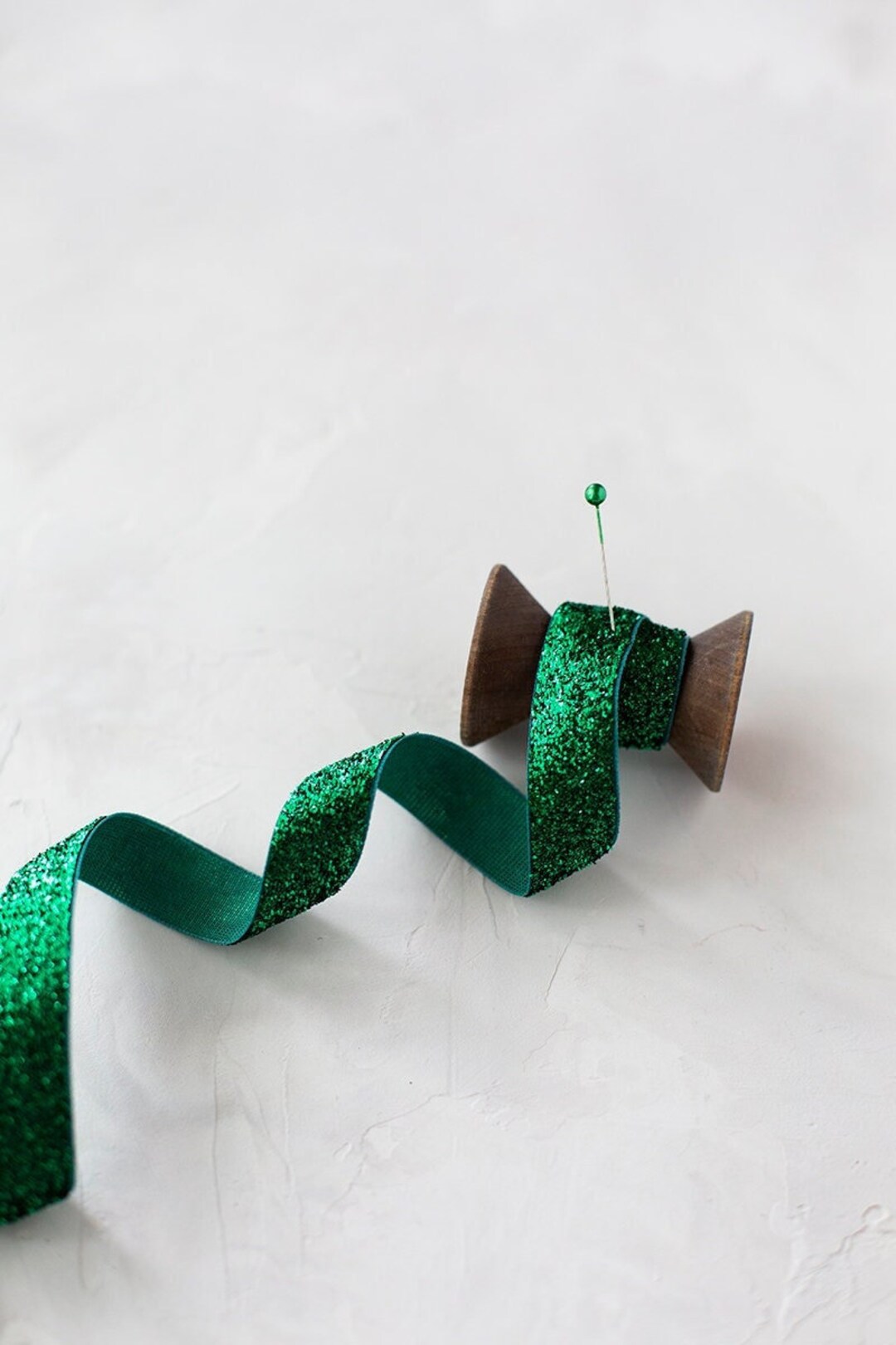 25Yards Dark Green Crafts Satin Ribbon Christmas Gift Bow DIY Natural Ribbon  Handwork Sewing Clothing Party