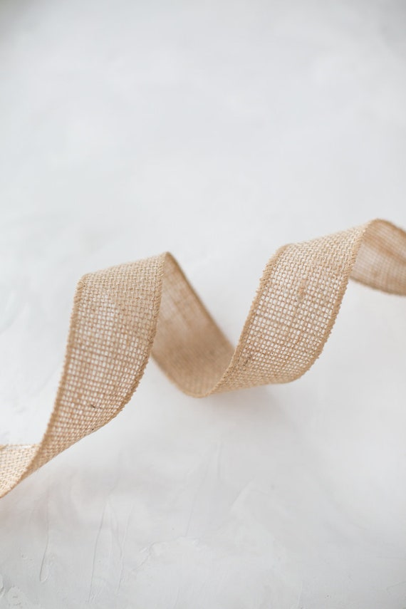 8 inch burlap ribbon - Assorted Colors Green Black Red Natural Ivory