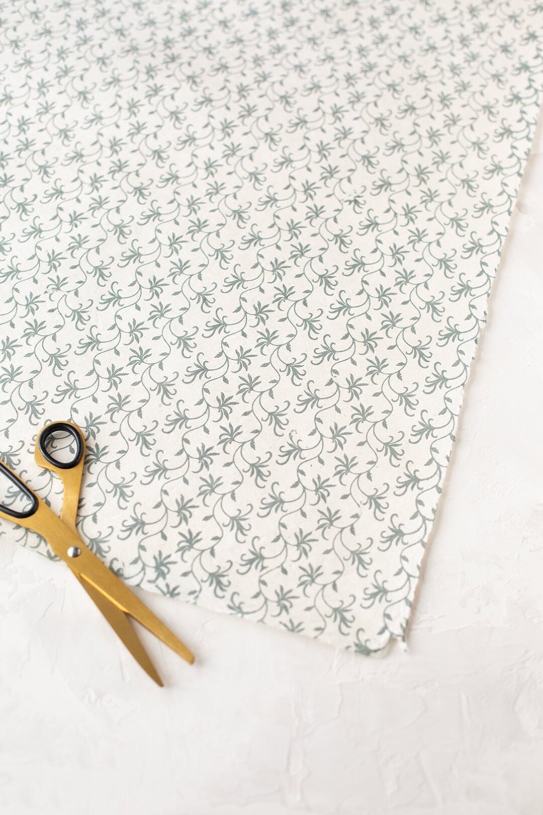 Gray Vine Handmade Wrapping Paper Sheets W/ Deckled Edges 2 Etsy