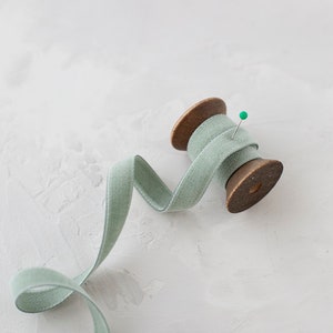 Doppelseitiges Samtband aus japanischer Baumwolle • 3/8 • 1/2 • 3/4 • 2 Meter