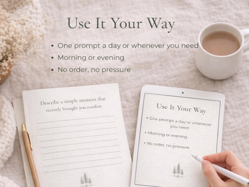 Calming Guided Journal Bundle | Printable & iPad - Etsy