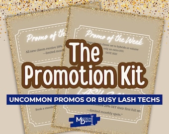 Lash Tech Promotions Bundle | A Lash Tech's Lifesaver