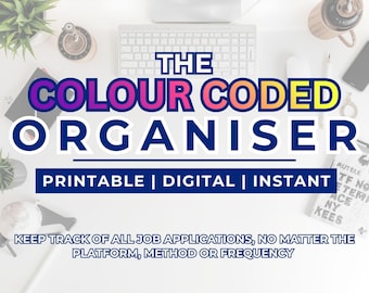Colour Coded Organiser for Job Applications and Communication