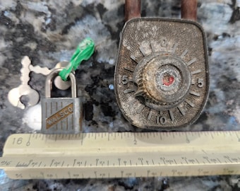 Vintage 1930's Gougler/ Mini Walsco Pad Locks