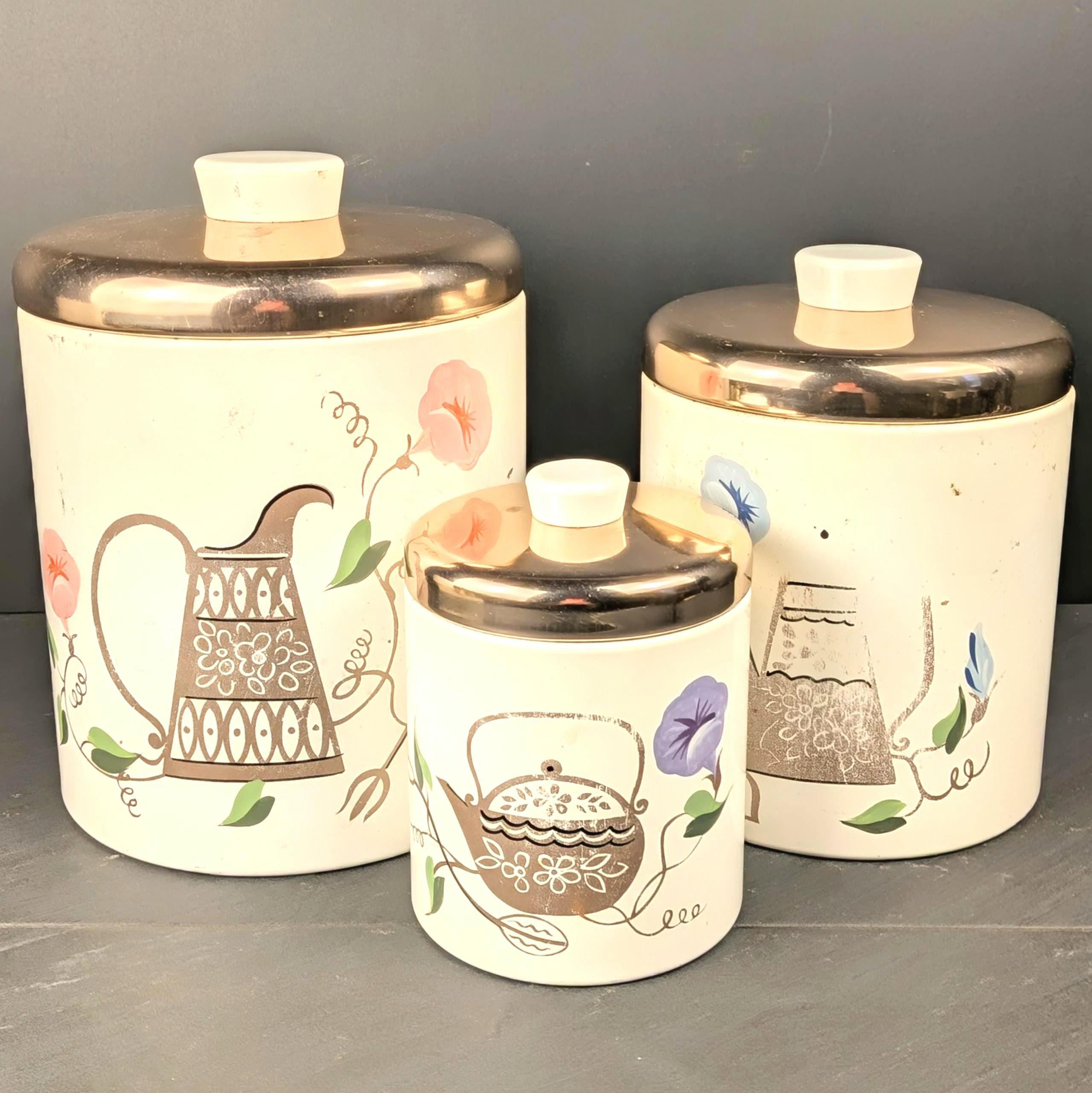 Vintage Ransburg Canisters - Etsy