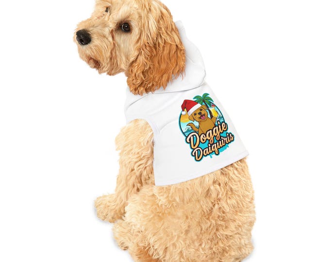 Festive (AF) Doggie Daiquiris Pet Christmas Hoodie