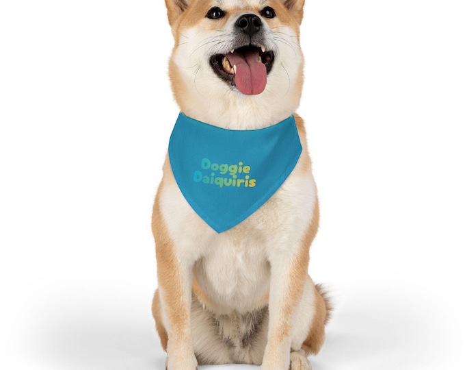 Doggie Daiquiris Pet Bandana Collar