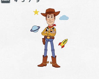 Woody Embroidery Design, Disney Toy Story (Digital Download)