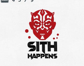 Projekt haftu Sith Happens Dark Horned Villain, haft Space Opera Day