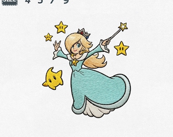 Archivo para máquina de bordar Rosalina, diseño de Princesa Estrella