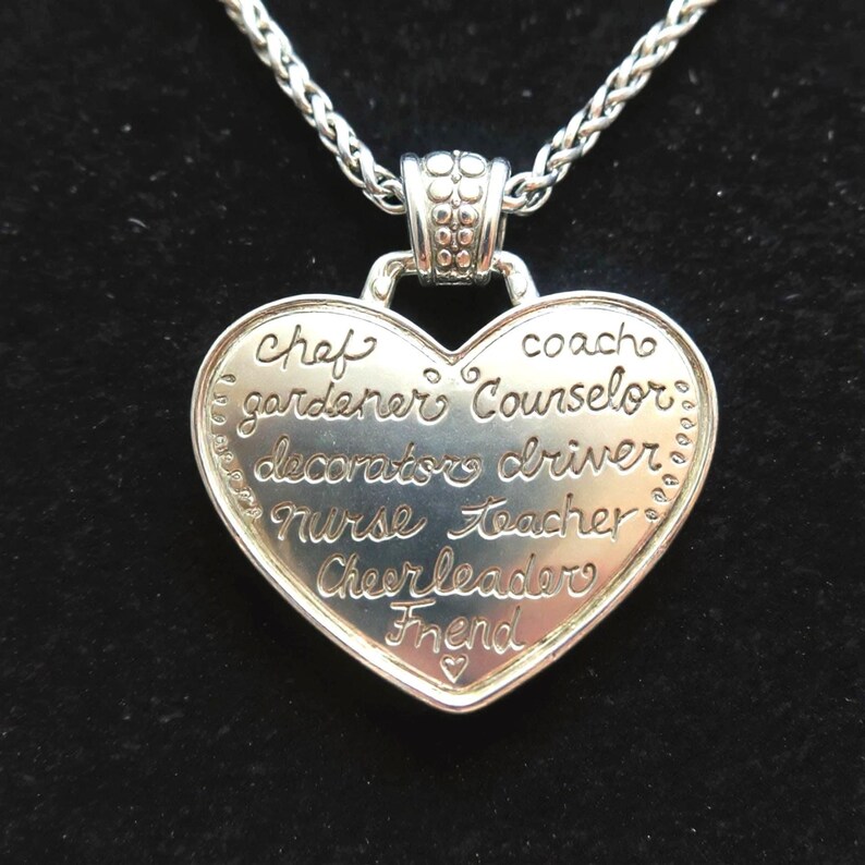 “Chef, Gardener, Decorator, Nurse, Cheerleader, Friend, Coach, Counselor, Driver, Teacher — a heart that honors every role they lovingly carry.”