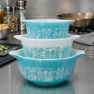 【良品】PYREX 　シンデレラキャセロール3点セット 473 474 475 Pyrex 473 474 475 - Etsy