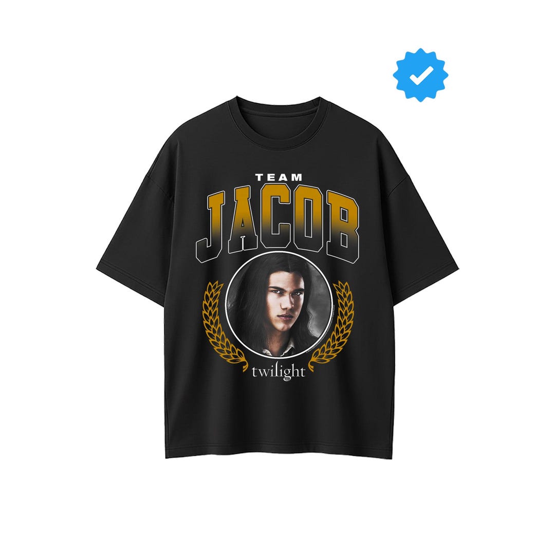 Team Jacob Lettering Twilight Team Jacob Varsity Lettering Werewolf Shirt Hoodie - Vintage ...