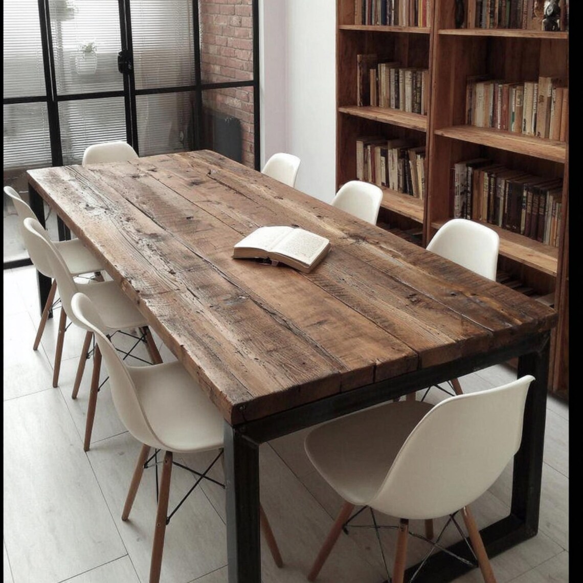 Handmade Rustic Wood Dining Table – Custom Farmhouse Kitchen Table - Etsy