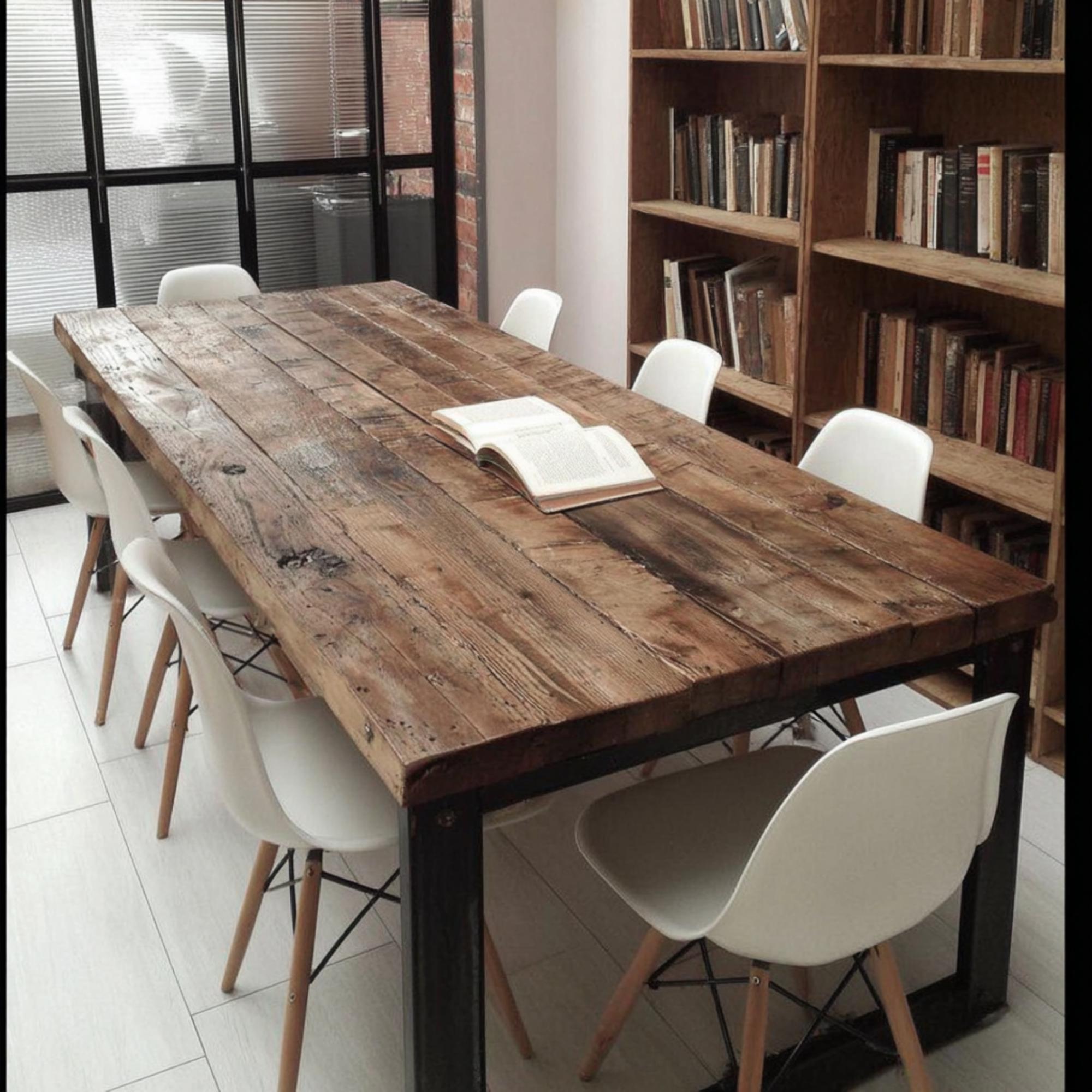 Handmade Rustic Wood Dining Table – Custom Farmhouse Kitchen Table - Etsy