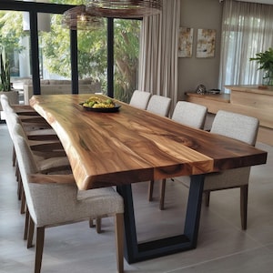 Dining Table - Wooden Table - Rustic Table - Kitchen Table - Farmhouse Table - Wood Table - Custom Handmade Wooden Rustic Dining Table