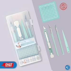 Verktygssats för hantverk, precisionsskärset, kawaii-journalmaterial