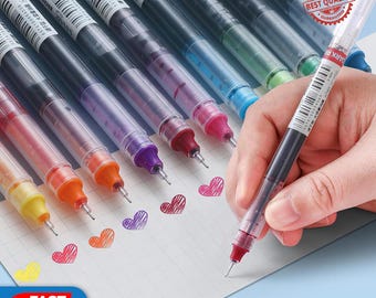 Coloured Gel Pen Set | 0.5mm Fine Tip Pens for Journaling