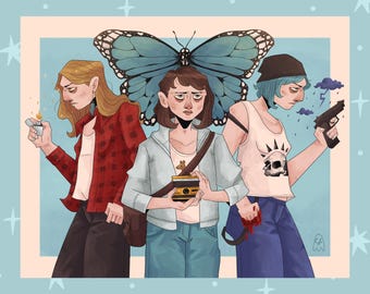 Stampa artistica Life Is Strange di Max Chloe Rachel