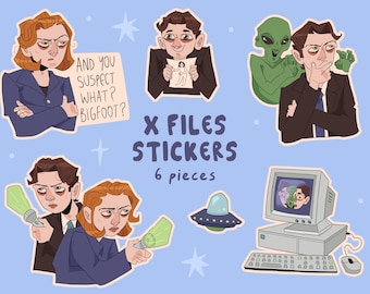 Pacchetto adesivi di X-Files