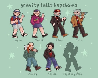 Portachiavi in acrilico Gravity Falls